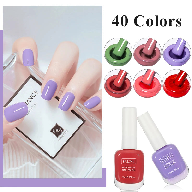 10Ml Water-Based Peel off Nail Gel Polish No Need Lamp 40 Colors Classic Fashion Nail Supplies Varnish Nail Art for Manicure DIY