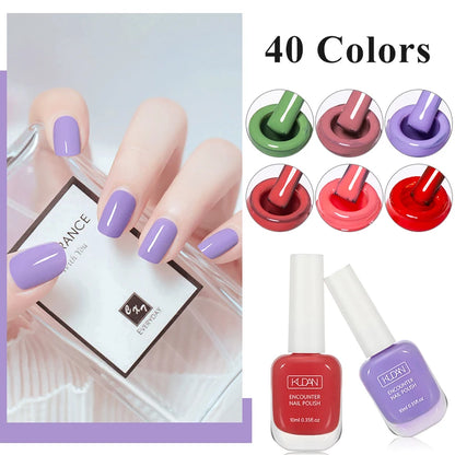 10Ml Water-Based Peel off Nail Gel Polish No Need Lamp 40 Colors Classic Fashion Nail Supplies Varnish Nail Art for Manicure DIY