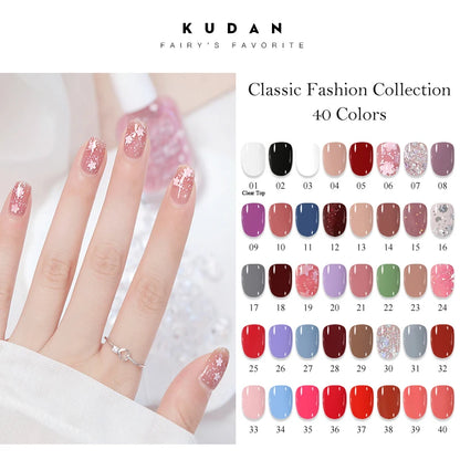 10Ml Water-Based Peel off Nail Gel Polish No Need Lamp 40 Colors Classic Fashion Nail Supplies Varnish Nail Art for Manicure DIY